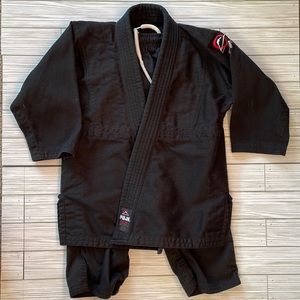 Fuji Kimono All Around BJJ Black CO (size 7-8)